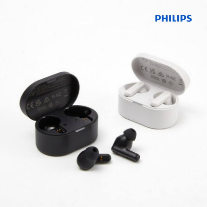 필립스 커널형 블루투스 무선 이어폰 TAT1108, 블랙 36,900