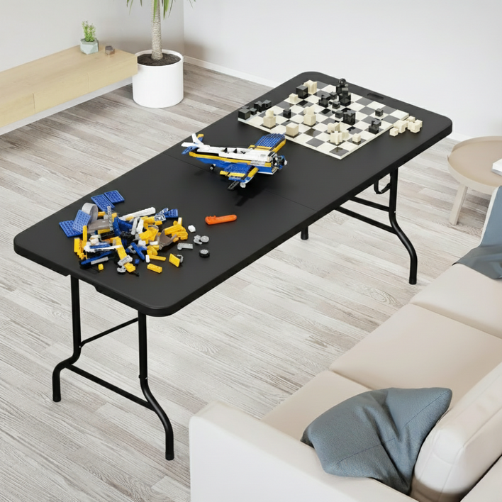 리빙체인지 접이식 야외 테이블 1800, 블랙