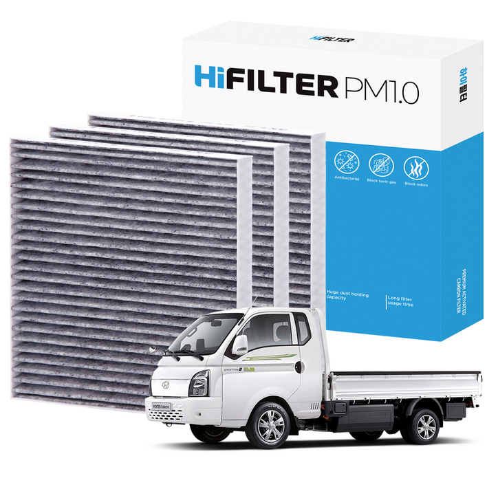 21 하이필터 PM 0.3 활성탄 자동차 에어컨 필터 현대