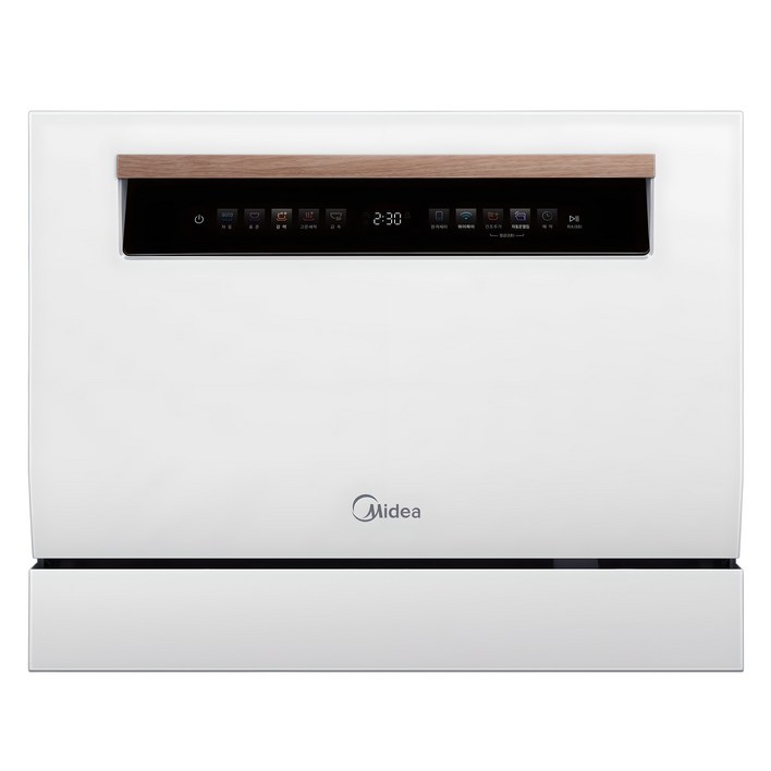 마이디어 카운터탑 앱연동 자동문열림 6인용 식기세척기, 화이트, MDWTT0608WKR, 방문설치