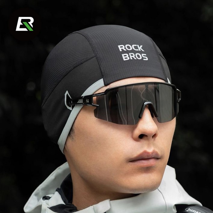 락브로스 자전거 겨울 비니 고글 호환 러닝 등산 스컬캡 이너캡 헬멧 속 모자 방한 귀덮개