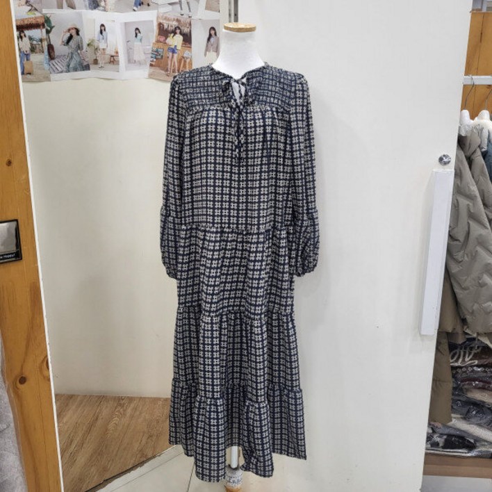 무자크 3단프릴 롱원피스MP3WOP02YS