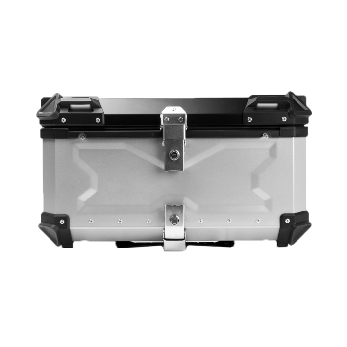 TANK SOLID 알류미늄 탑박스, 블랙실버