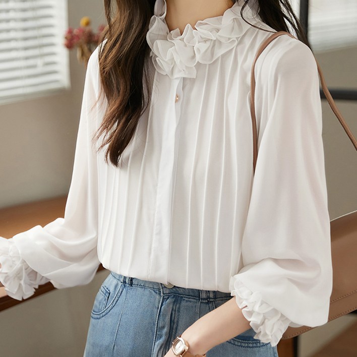 레일라 폴링 컬렉션 긴팔 블라우스 S250826FW-1