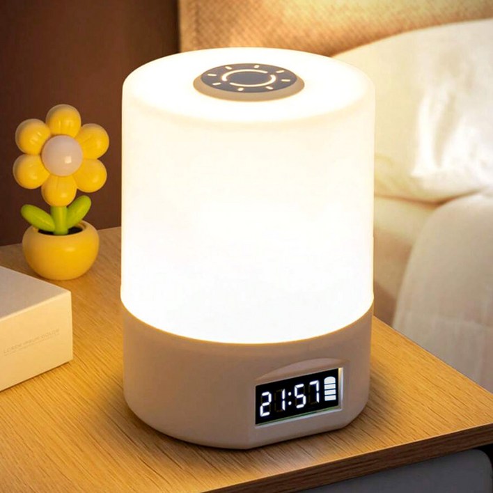 플랜와이 눈부심 없는 무선 탁상용 감성 무드등 수유등