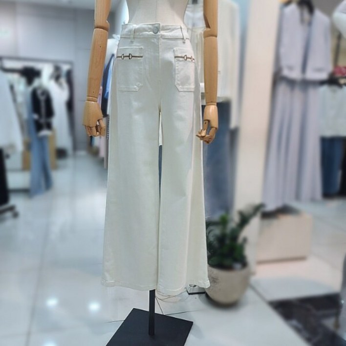 잇미샤 잇미샤  아웃 포켓 와이드 데님 팬츠(ITP8YDP780)_DG