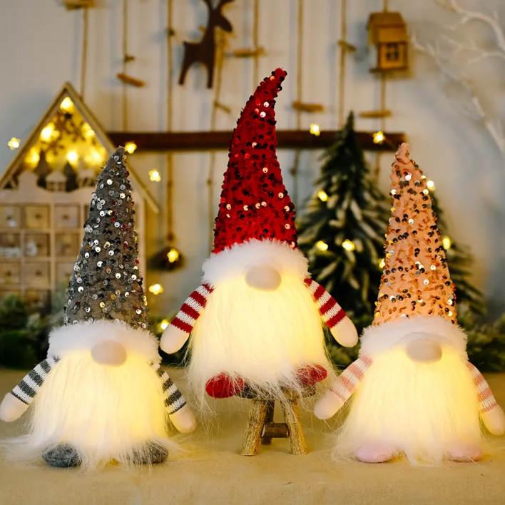 크리스마스 장식 무드등 조명 산타 램프 Christmas Santa Ramp, 빨강, 1개