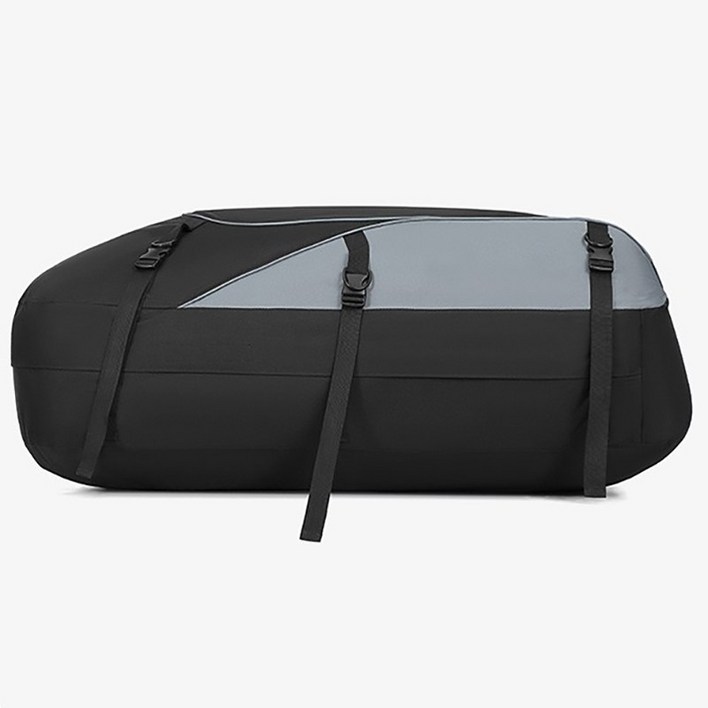 포령트레이드 차량용 방수 루프백 캠핑용 외출용 대용량 루프박스, 1세트, 블랙