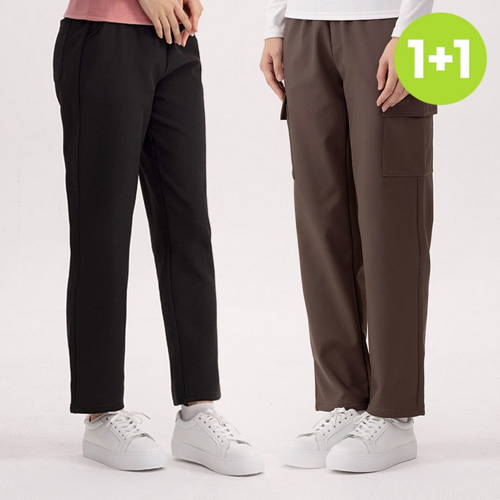 에버라스트 11 여성 윈터라이즈 팬츠 본딩 기모 바지