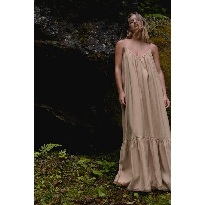 ZARA 루즈 미디 원피스 - 스톤 3067206806 180415