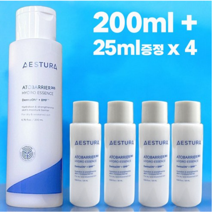에스트라 아토베리어365 하이드로 에센스 200ml+25ml*4개