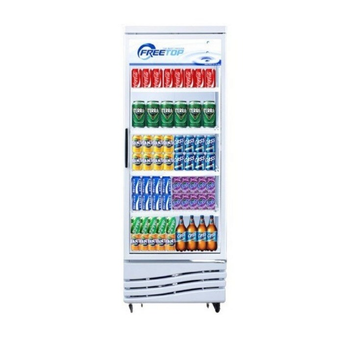 (프리탑) 간냉식 수직형 냉장고 쇼케이스 320L (FT-370R)(서울지역 무료/그 외 지역 유료)