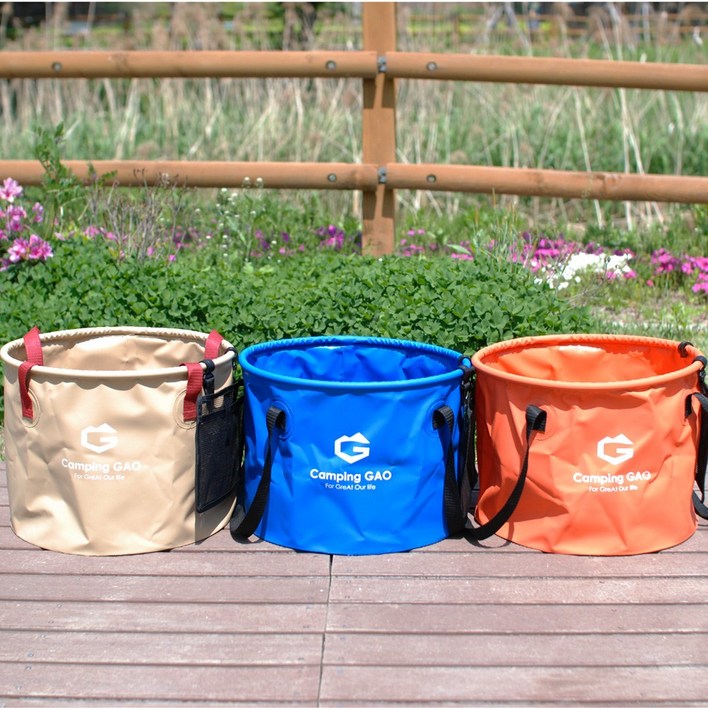 특가판매 무료배송 캠핑가오 캠핑용 설거지 가방 28리터 버켓 설겆이 물통 건조망