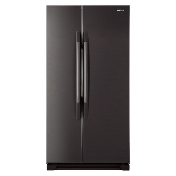 위니아 세미빌트인양문형 냉장고 EWRY556EEMPS 용량 550L 스페이스 실버, 없음