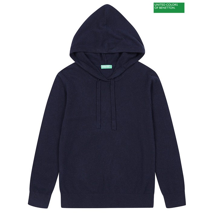베네통 Wool knit hood sweater 3F_10K1D202E_616 2251282
