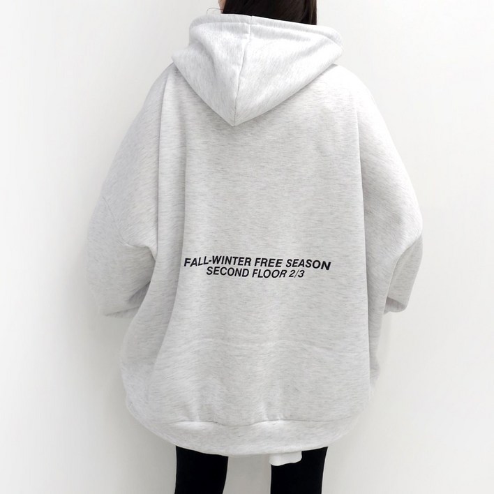 [4XL, 3COLOR] 프리시즌 후드티 (기모ver.) 55~99까지 빅사이즈 오버사이즈 남여공용 홈웨어 박스 후드