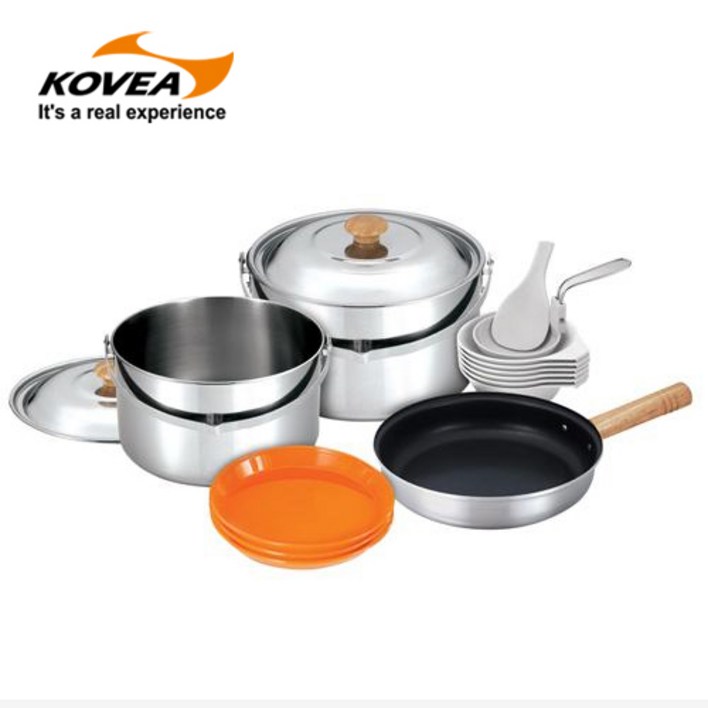 [코베아] 스텐레스쿠커XL 캠핑 코펠세트 4인용