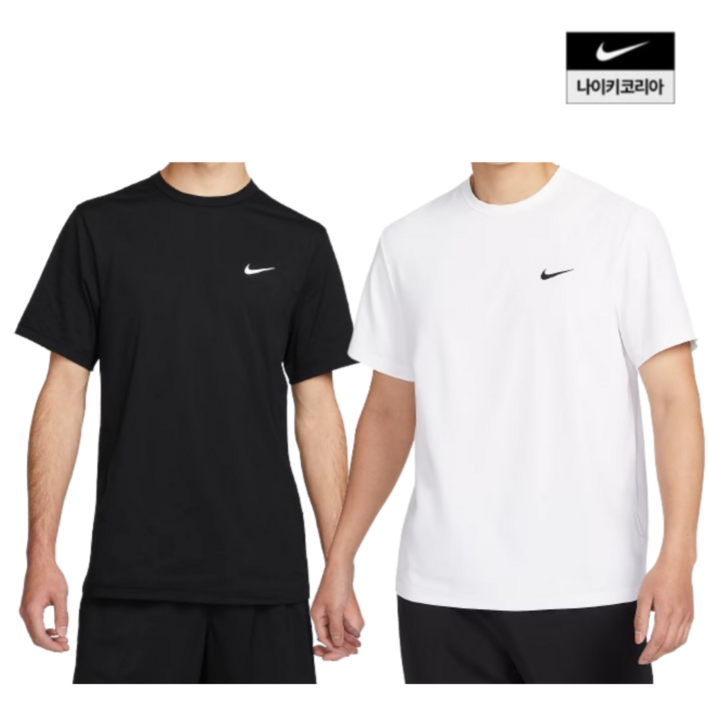 국내 백화점 정품 매장판 나이키 드라이 핏 UV 하이버스 남성 반팔 피트니스 탑