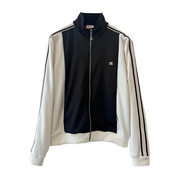 셀린느 패널 스트라이프 디테일 재킷