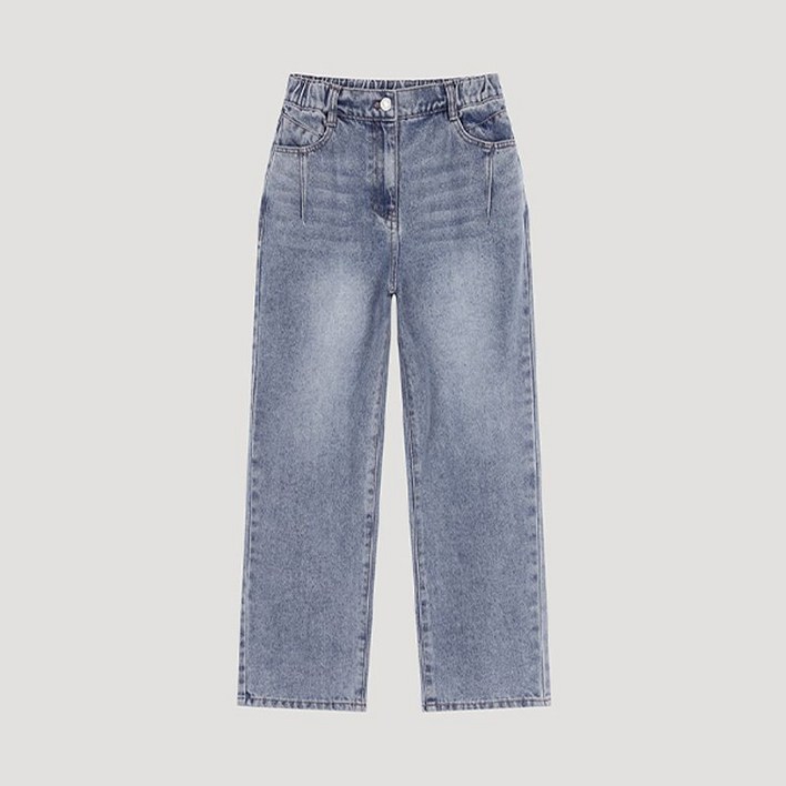 쉬즈미스 테이퍼드 밴딩 데님 팬츠 SSMSLO32040 DL