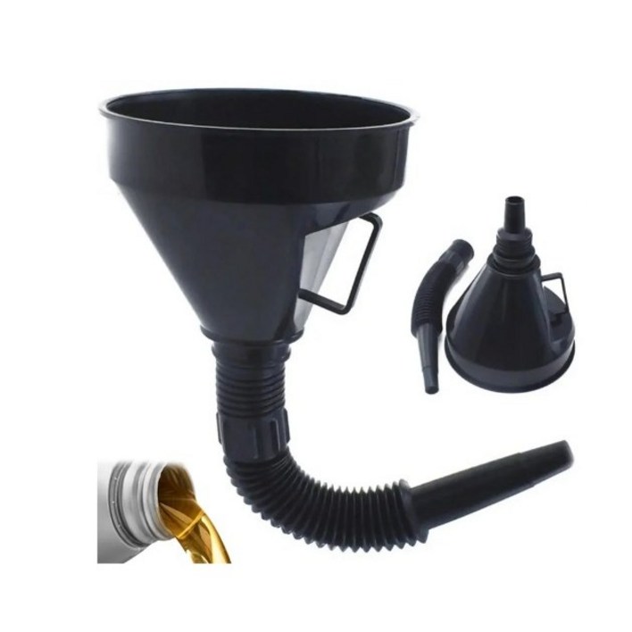 JJ-C 자바라 깔대기 엔진 밋션 미션 오일 부동액 오일깔데기 주유기, 1개