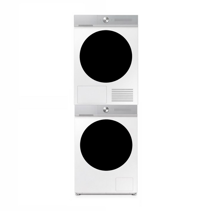 삼성전자 13kg 드럼 세탁기10kg 건조기 직렬설치 WW13BB844DGHDV10BB8440GH 키트 포함 삼성 설치 지원, 화이트, 직렬설치