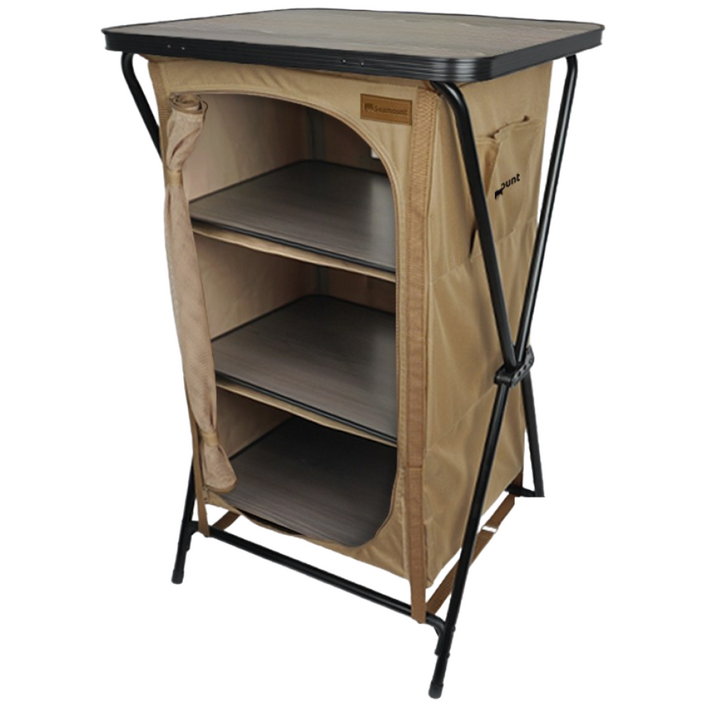 시마운트 폴딩 캐비넷 캠핑 접이식 키친 테이블 캐비넷