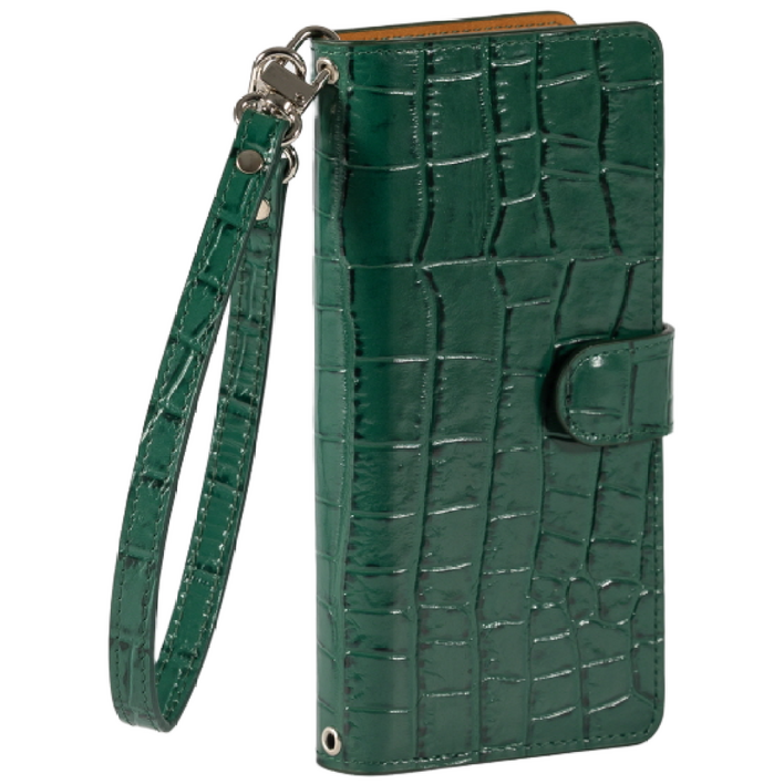 본아띠 ZENITH 크로커다일 악어 천연소가죽 지갑형 갤럭시 Z폴드 제트폴드4 케이스
