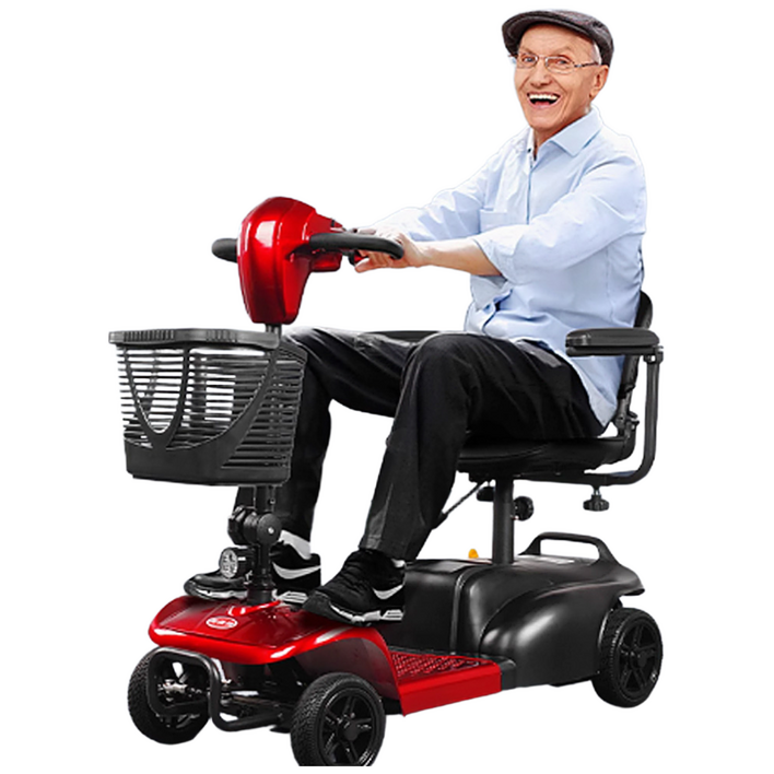 도쿄실버 안전한 노인 전동차 전기 어르신 스쿠터 사륜 4륜 바이크 튼튼한 전동