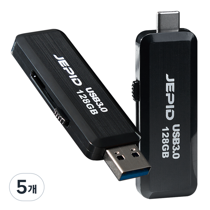 제피드 USB 메모리 3.0 C타입, 5개, 128GB