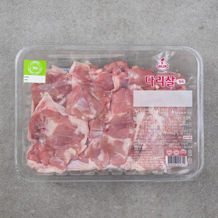 마니커 1등급 닭다리살 정육 냉장, 1kg, 1개