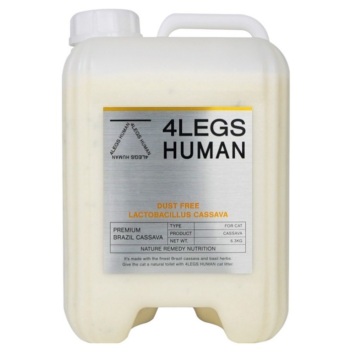 포렉스휴먼 고양이 더스트 프리 락토바실러스 카사바 유산균 모래, 6.3kg, 1개, 허브향