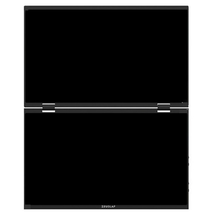 제우스랩 FHD 접이식 듀얼 터치 모니터 360도회전