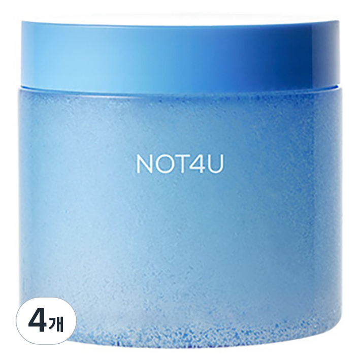 낫포유 클리어 바디 스크럽, 4개, 250g