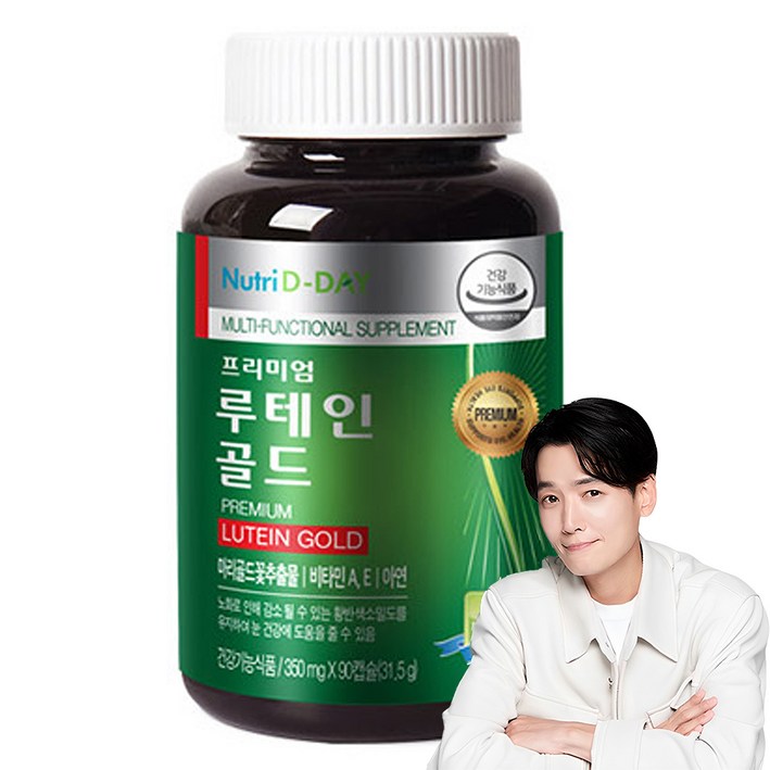 뉴트리디데이 프리미엄 루테인 골드, 90정, 1개 뉴트리디데이 프리미엄 루테인 골드, 90정, 1개