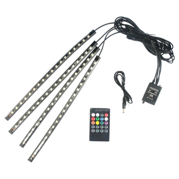 비상 자동차 풋등 LED바 무드등 72구