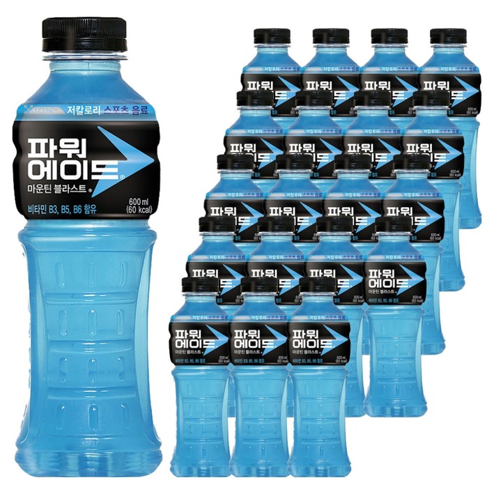 코카콜라 파워에이드 마운틴 블라스트, 600ml, 20개입