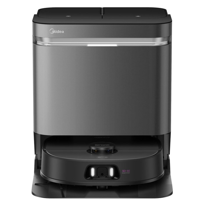 마이디어 V15 Ultra 자동세척 물걸레 로봇청소기, 블랙, MV15ULTRALITEAPBK