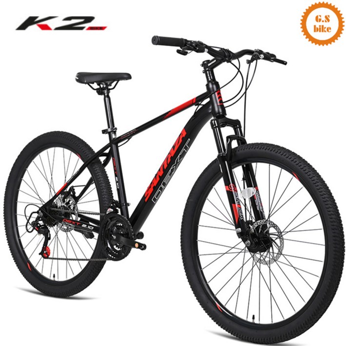 2025 케이투바이크 레이브2.1D 27.5인치 MTB자전거 선런 원터치21단 디스크브레이크