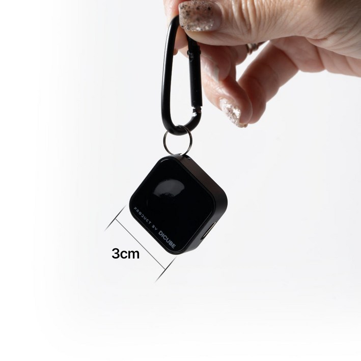 워치큐브 애플워치 충전기 8,9 Se2지원 3cm 초슬림 휴대용  ㄷ형 C타입젠더 캐리비너