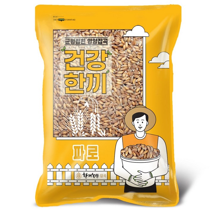 한끼농산 고대곡물 파로 FARRO 엠머밀, 1개, 2kg