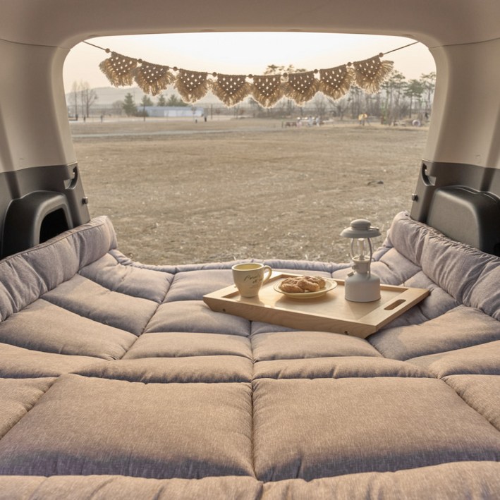 탄탄하게 받쳐주는 글램피크 17차 완판 토퍼 매트리스 [캠핑, 차박, 거실, 손님용 4in1, 차박매트, 차박매트리스, 캠핑매트, 캠핑매트리스, 매트리스 토퍼]