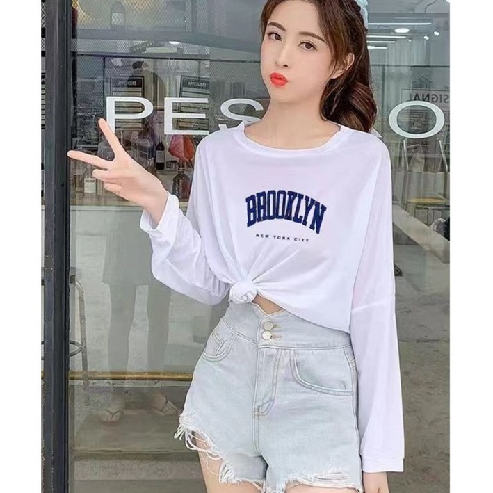 여성 루즈핏 긴팔티셔츠FFHJKFFG