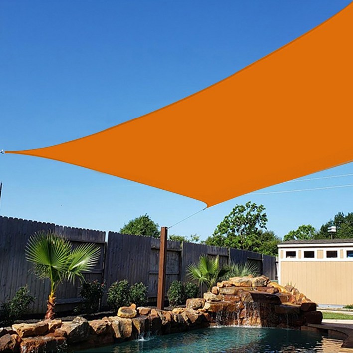 21세기트랜드 릴렉스 라이프 생활 타프 그늘막 썬쉐이드, 오렌지