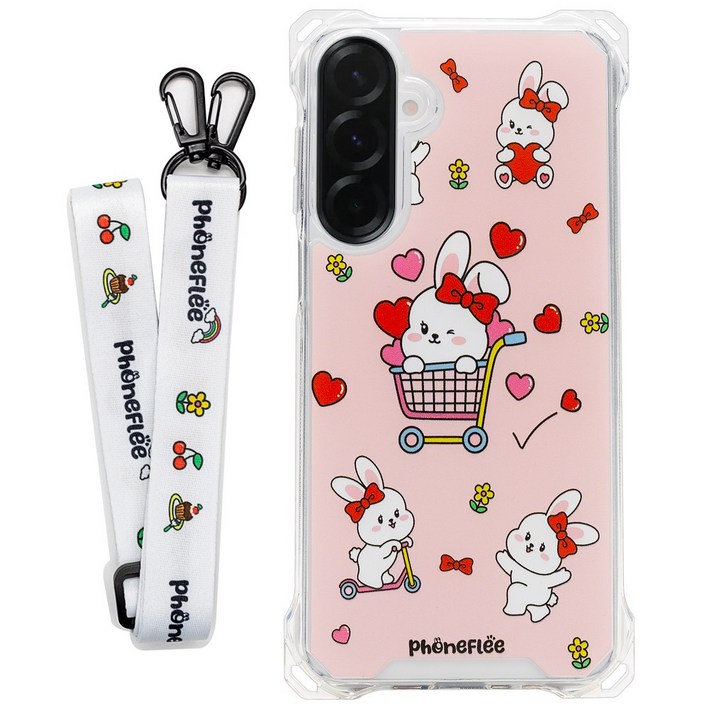 폰플리 범퍼 스트랩 목걸이 휴대폰 케이스