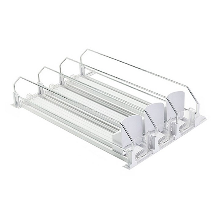 리빙이아 캔음료 자동 디스펜서 트레이, 화이트, 1개