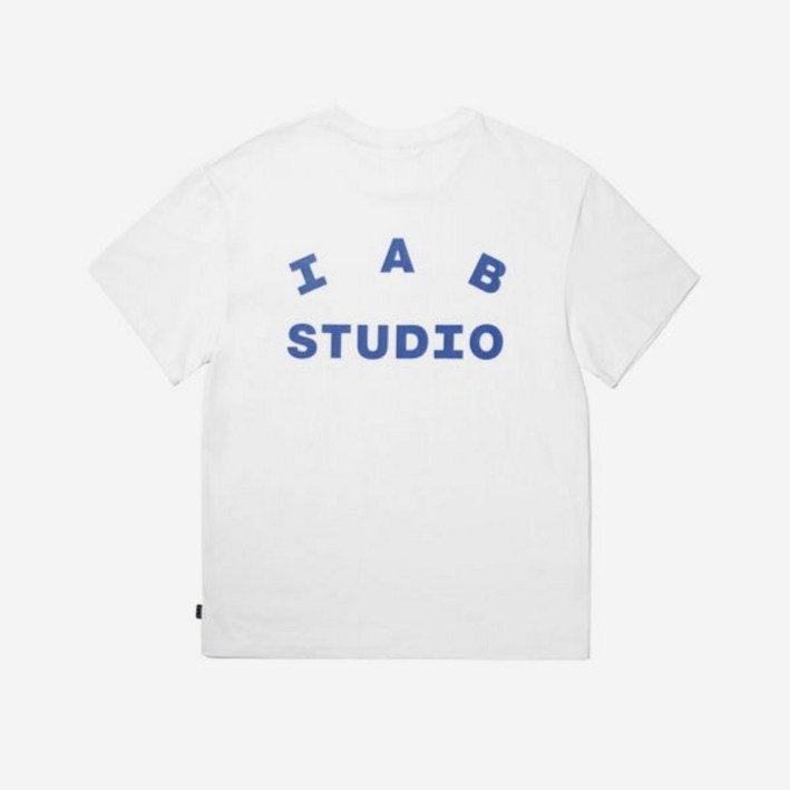 아이앱 스튜디오 티셔츠 화이트 네이비 - 22FW IAB Studio T-Shirt White Navy