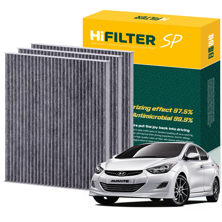 하이필터 현대 자동차 아반떼 활성탄 에어컨필터
