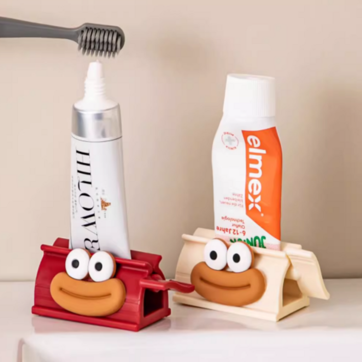 커버원 손쉽게 남김없이 치약 스탠디형 만능 짜개 디스펜서