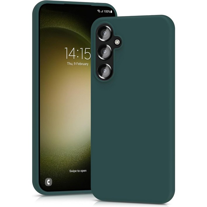 아칸크 삼성 갤럭시 S23 FE 5G ( SM-S711N ) 젤리 실리콘 휴대폰 케이스+지문인식 보호필름 증정 풀세트